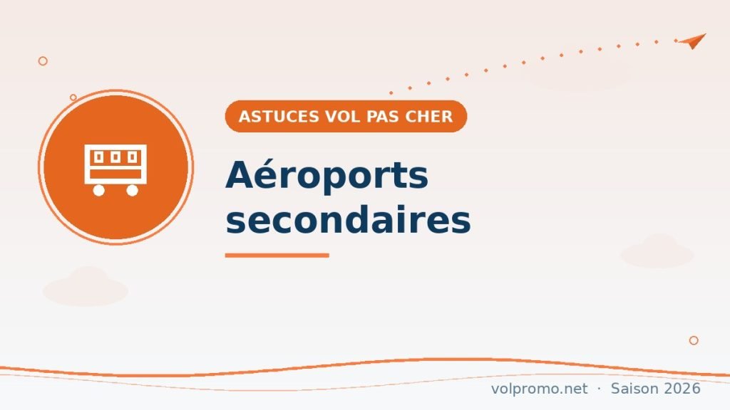 Aéroports secondaires : économiser 30 à 100 € par trajet