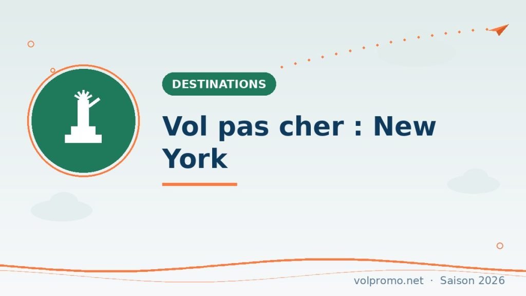 Vol pas cher pour New York : traverser l’Atlantique sous les 400 €